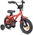 PROMETHEUS BICYCLES® Kinderfiets Red Hawk 12 inch rood-zwart