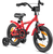 Kinderfiets Hawk 14 inch rood-zwart