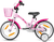 HAWK Børnecykel 14" , Rosa-Hvid