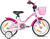 HAWK Børnecykel 14" , Rosa-Hvid