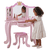 Prinsesse sminkebord med stol