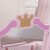 Prinsesse sminkebord med stol