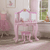 Prinsesse sminkebord med stol