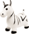 hoppende zebra