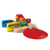 Circuit de train puzzle arc-en-ciel, bois E3826