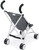 BAYER CHIC 2000 Poussette canne poupon mini ROMA jean gris