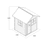 EXIT Casetta da giardino Loft 100, rosso