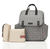 Sac à langer Robyn convertible original coeurs gris