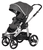 Kinderwagen Racer GTX met handrem elephant (624) frame zilver