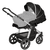 Kinderwagen Racer GTS Crushed grey (621) Gestellfarbe platin