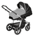 Kinderwagen Racer GTS Crushed grey (621) Gestellfarbe platin