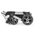 Kinderwagen Racer GTS bellybutton Silver Cloud (646) frame zwart