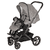 Hartan Kinderwagen Vip GTS Crushed grey (621) Gestellfarbe platin