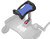 Asiento para plataforma Buggy Board azul