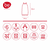 Schlafsack be universe himmelblau 70 - 90 cm