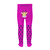 Girls Krabbelstrumpfhose Giraffe magenta