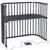Co-sleeper Boxspring XXL grijs