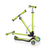 Scooter ELITE DELUXE LIGHTS mit Leuchtrollen, lime grün