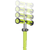 Patinete ELITE DELUXE LIGHTScon ruedas luminosas verde lima