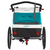 Rimorchio bici e passeggino 2 in 1 Kidgoo2 Aquamarin