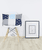 Kissenbezug 40 x 60 cm  Blau Hellblau Grau