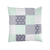 Ullenboom Patchwork Kissenbezug 80 x 80 cm Mint Grau