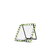 EXIT Tempo Multisport Rebounder 100x100cm, zielony/czarny