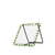 EXIT Tempo Kickback Multisport Rebounder 120x120 cm, vihreä/musta