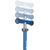 Patinete ELITE DELUXE LIGHTS con ruedas luminosas navy-azul