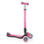 GLOBBER Scooter ELITE DELUXE LIGHTS mit Leuchtrollen, pink