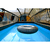 EXIT Piscina Stone 400x200cm con copertura e pompa con filtro a sabbia, grigio
