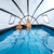 EXIT Piscina Stone 400x200cm con copertura e pompa con filtro a sabbia, grigio