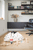 play&go  Mata do zabawy 2 w 1 World mapa black / white ⌀ 140 cm