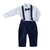 Costume de baptême enfant Jonas 4 pièces bleu foncé