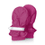mitaine en molleton de coton magenta