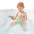 Ducha para bebés elefante, azul