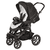 Klapvogn Racer GTX bellybutton Frost grey (544) Stelfarve: sort