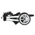 Kinderwagen Vip GTS bellybutton Frost Grey (544) Gestellfarbe schwarz