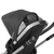 Kinderwagen Racer GTX met handrem Classy Stripe (504) frame zwart