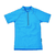 UV-Kurzarmschwimmshirt blau