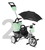 4 in 1 Dreirad Ceety Comfort, lichtgrau 2440