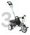 4 in 1 Dreirad Ceety Comfort, lichtgrau 2440