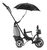 4 in 1 Dreirad Ceety Comfort, schwarz 2442