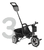 4 in 1 Dreirad Ceety Comfort, schwarz 2442