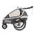 Przyczepka rowerowa Kidgoo2 Grey