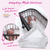 Tour de lit cododo pour Maxi, Boxspring, Comfort mesh piqué azur étoile 168x24 cm