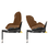 Silla de coche gr. 1 Pearl Pro 2 i-Size Authentic Cognac