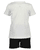 Girls Set di 2 Magliette + pantaloni Capri bianchi