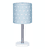 LIVONE Tischlampe Happy Style for Kids DOTS blau/weiss