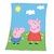 HERDING Couverture bébé polaire Peppa Pig 130x160 cm